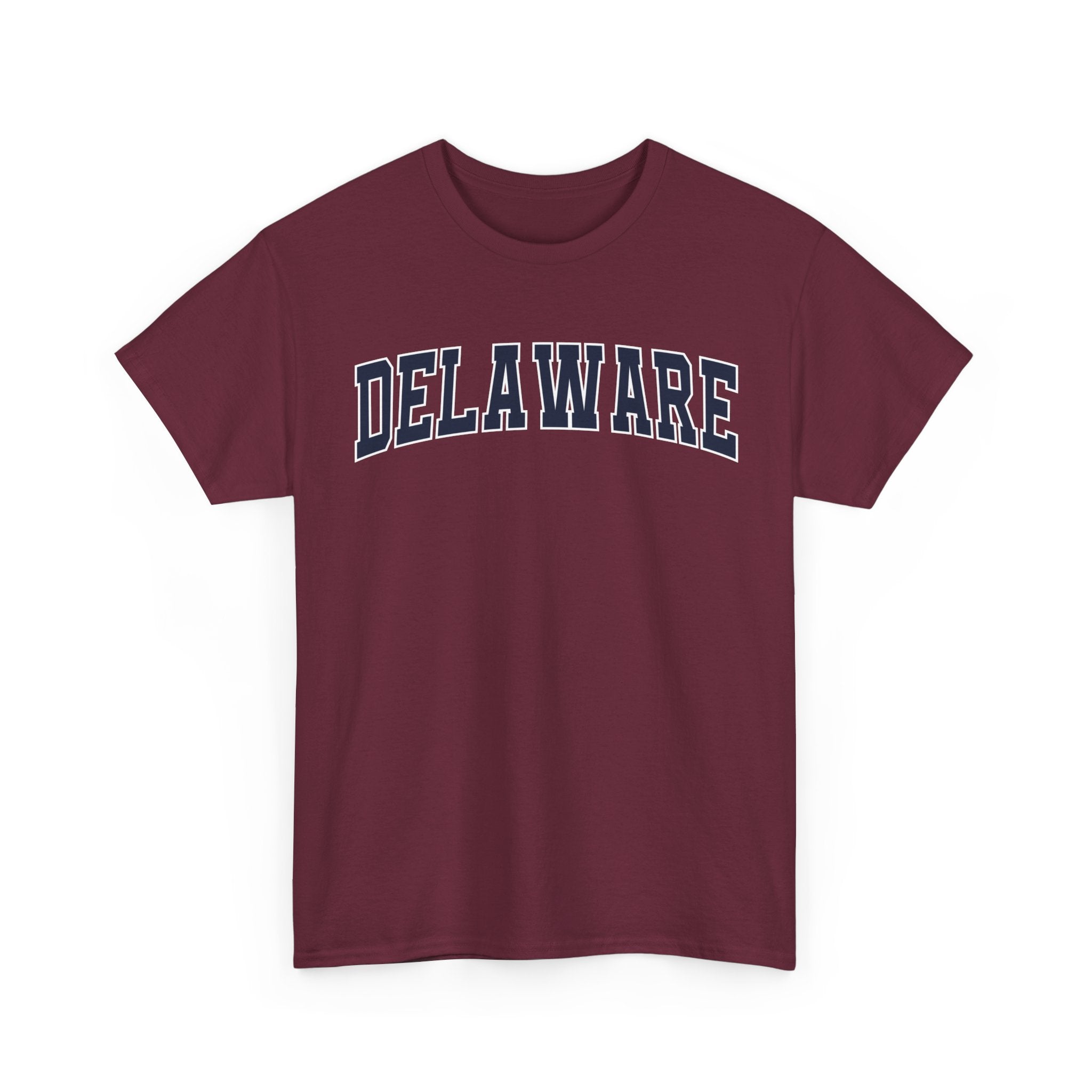 Delaware Vintage Varsity Unisex T-shirt - Maroon / S - T-Shirt
