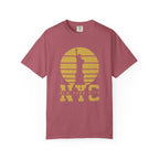 NYC Sunset Graphic T-Shirt - Crimson / S