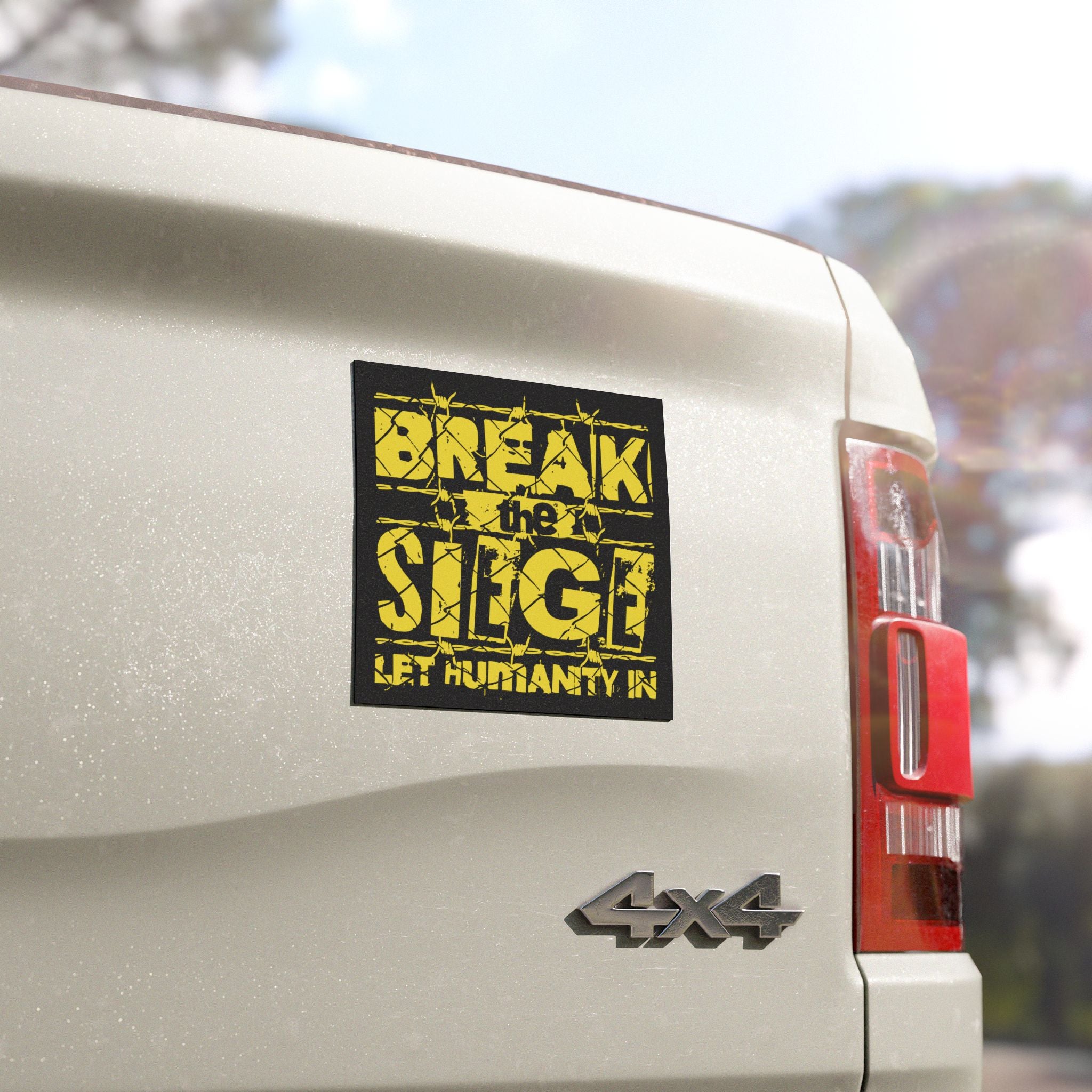 Break the Siege Car Magnets - Home Decor