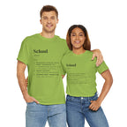 School Definition Unisex Tee Perfect for Students Teachers Casual Wear Back to School Birthday Gifts Graduation