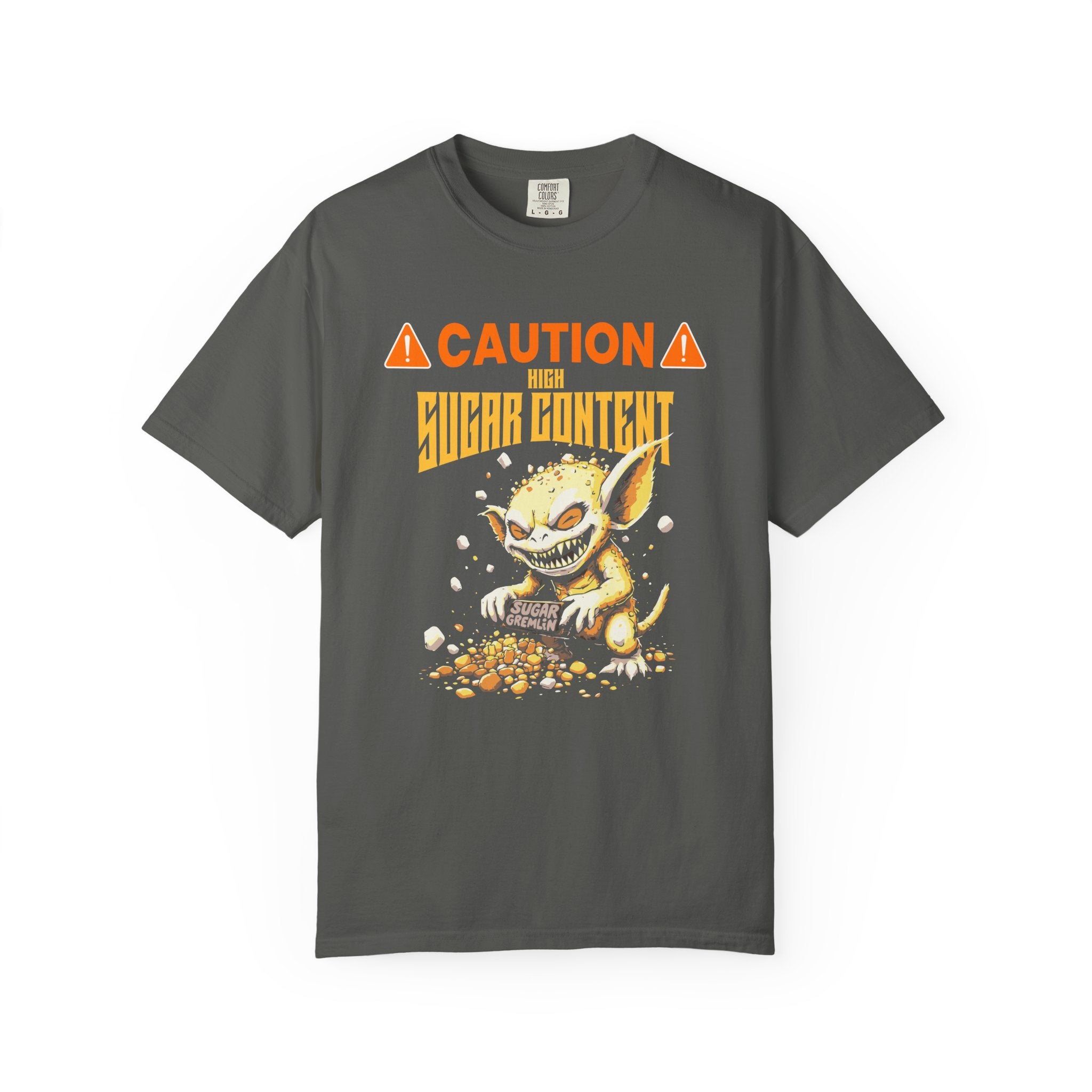 ⚠️Caution: High Sugar Content Halloween T-Shirt - Pepper / S - T-Shirt