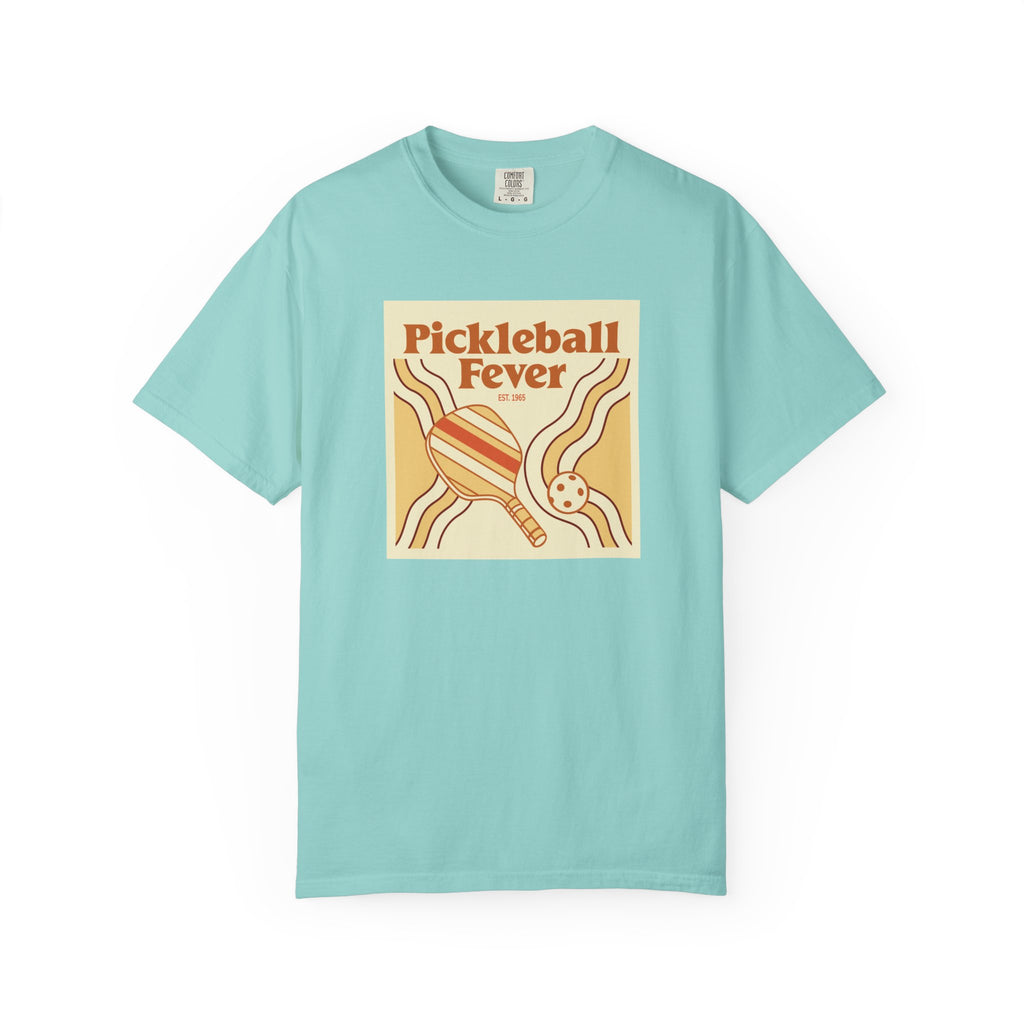 Pickleball Fever T-Shirt | Retro Unisex Tee for Players & Fans - Chalky Mint / S