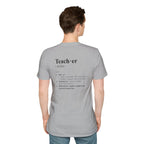 Teacher Definition T-Shirt (V5 - Back Print) - T-Shirt