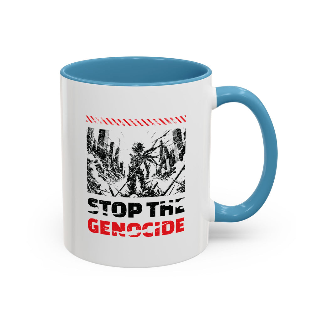 Stop the Genocide Accent Coffee Mug