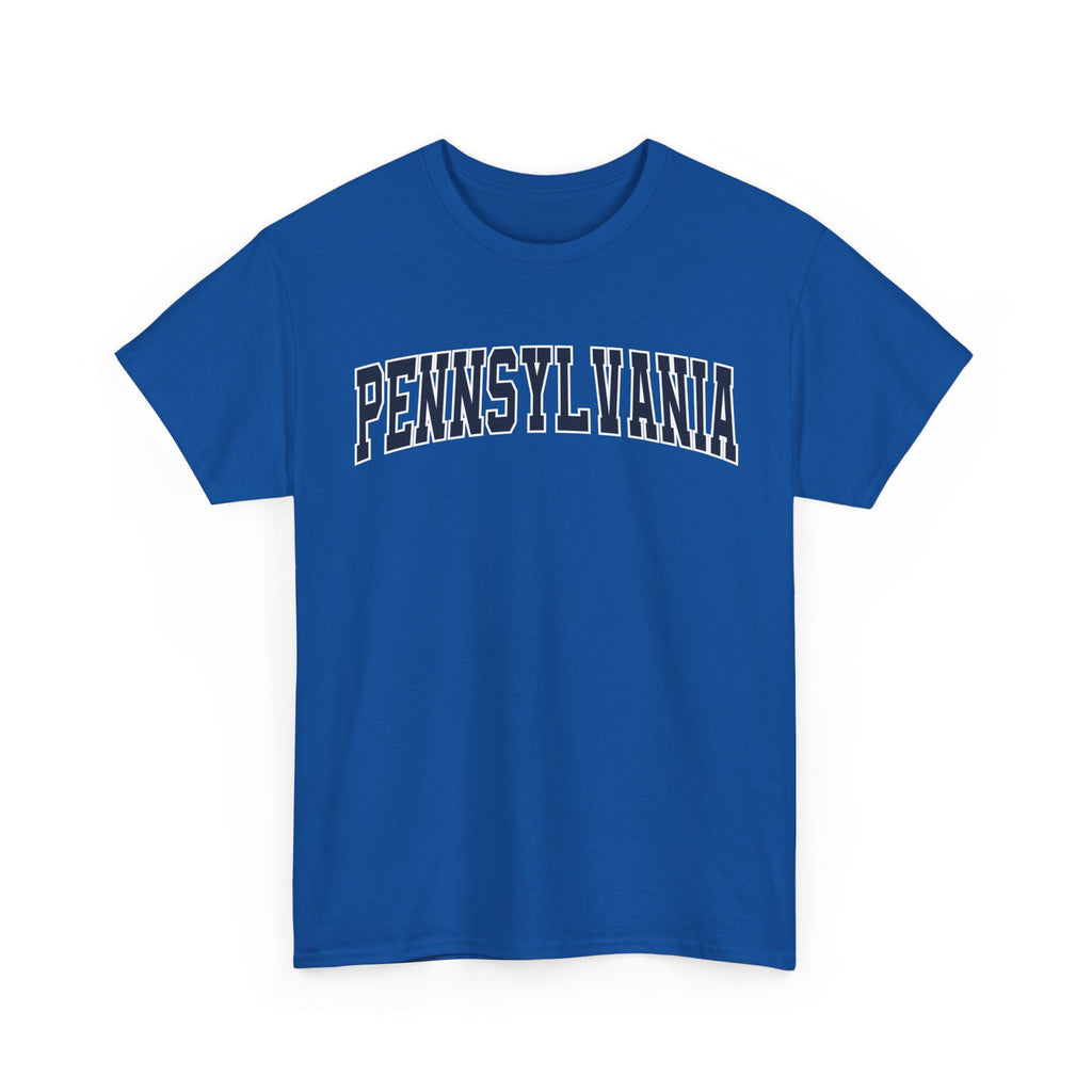 Pennsylvania Vintage Varsity Unisex T-shirt - Royal / S - T-Shirt