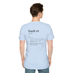 Teacher Definition T-Shirt (V5 - Back Print) - T-Shirt