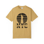 NYC Sunset Graphic T-Shirt - Mustard / S