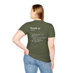Teacher Definition T-Shirt (V3 - Back Print) - T-Shirt
