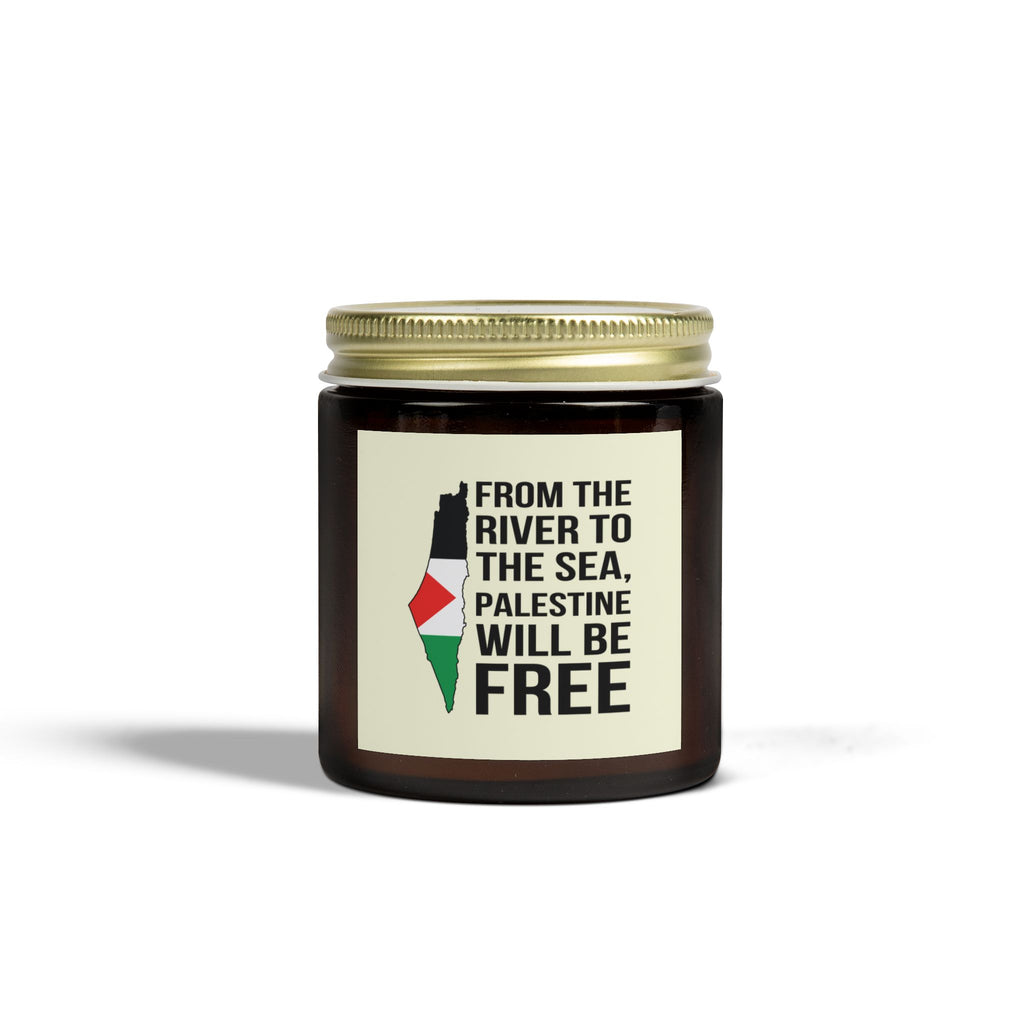 Palestine Freedom Scented Candles - 4oz / Amber / Mango Coconut - Home Decor