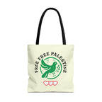 Free Palestine Tote Bag - 18’’ × / Black - Bags