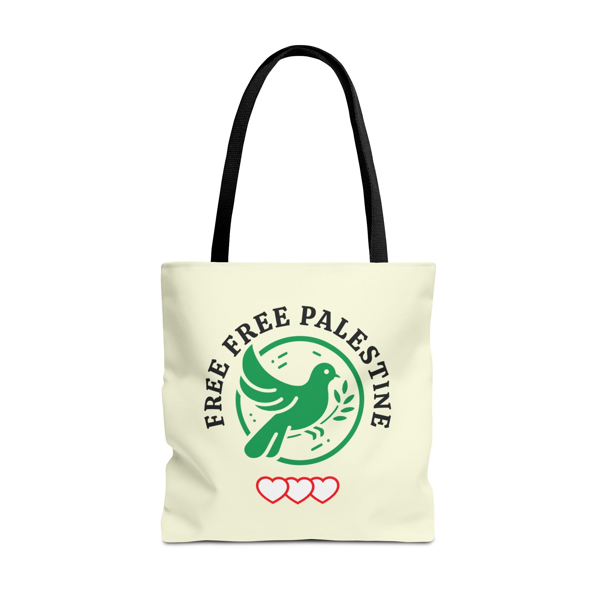 Free Palestine Tote Bag - 18’’ × / Black - Bags