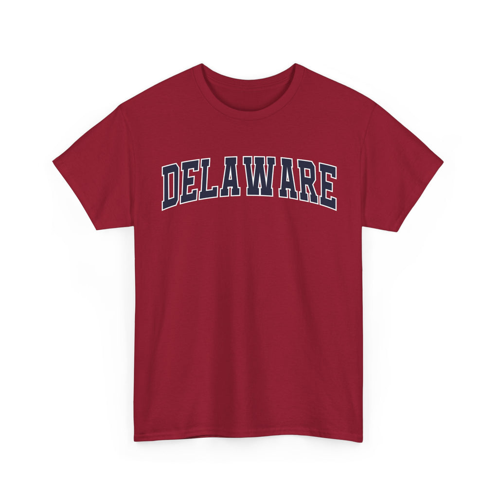 Delaware Vintage Varsity Unisex T-shirt - Cardinal Red / S - T-Shirt