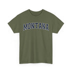 Montana Vintage Varsity Unisex T-shirt - Military Green / S - T-Shirt