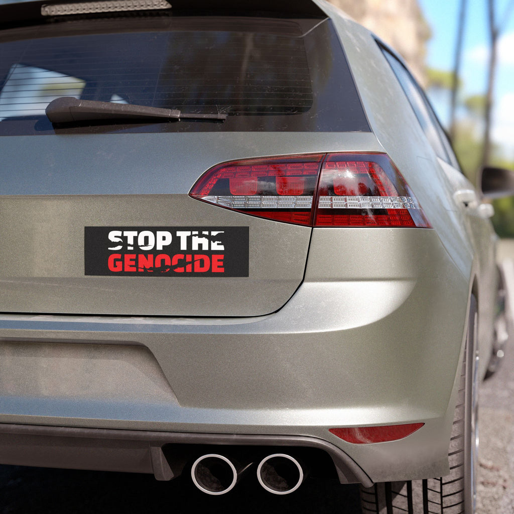 Stop the Genocide Car Magnet - Home Decor