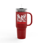 Stop the Genocide Insulated Travel Mug