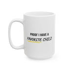Funny Favorite Child Ceramic Mug - 15oz - Mug