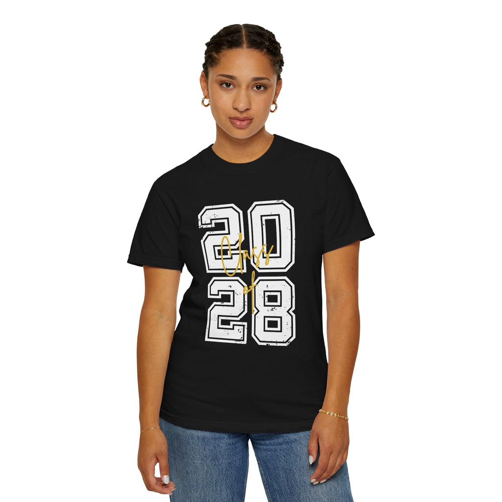 Graduation Unisex T-Shirt 2028 Customizable College Tee High School Graduation Gift Trendy Casual Wear - T-Shirt