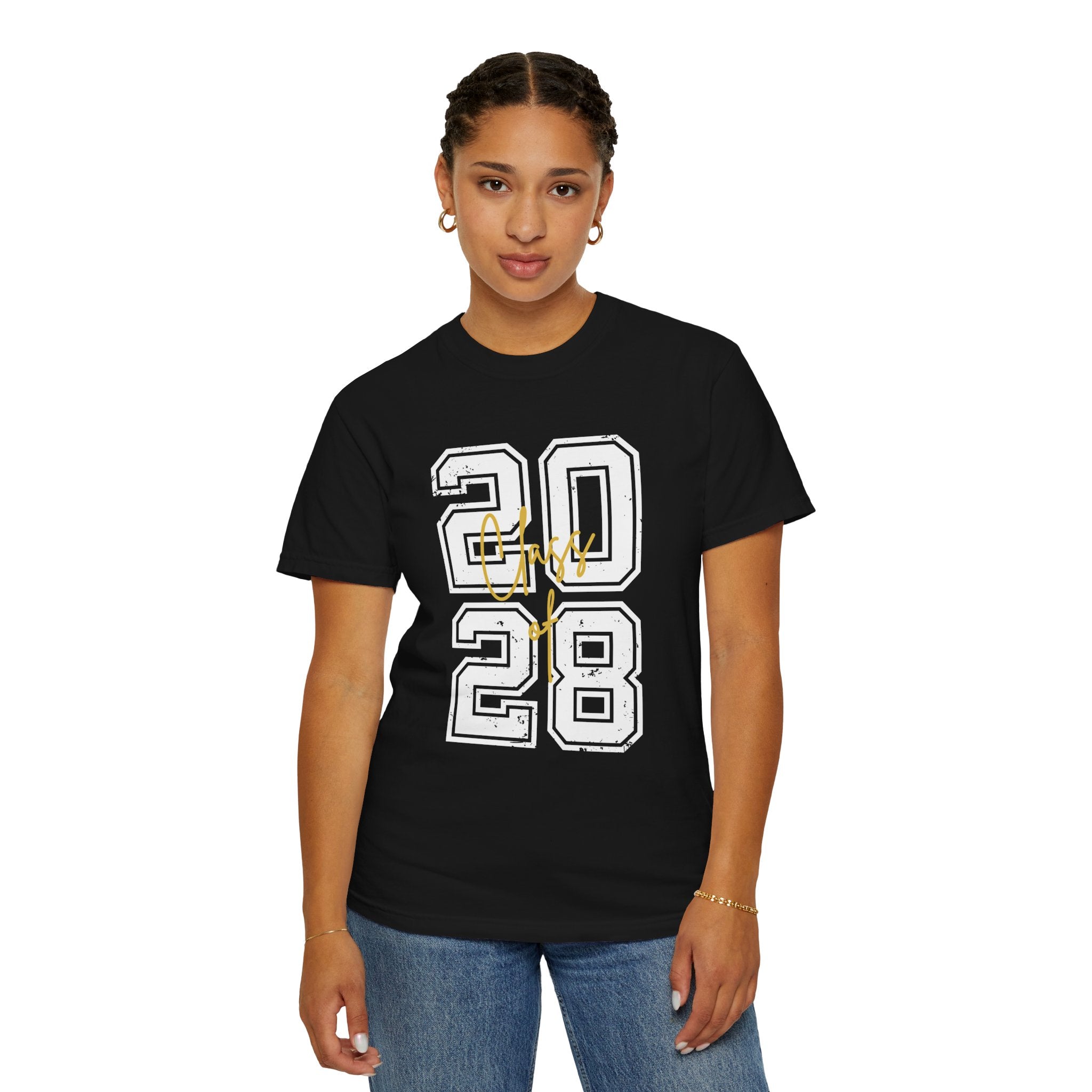 Graduation Unisex T-Shirt 2028 Customizable College Tee High School Graduation Gift Trendy Casual Wear - T-Shirt