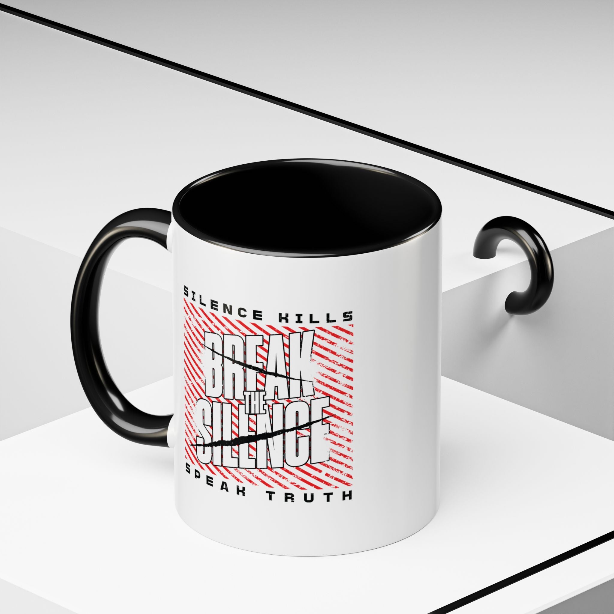 Break the Silence Accent Coffee Mug