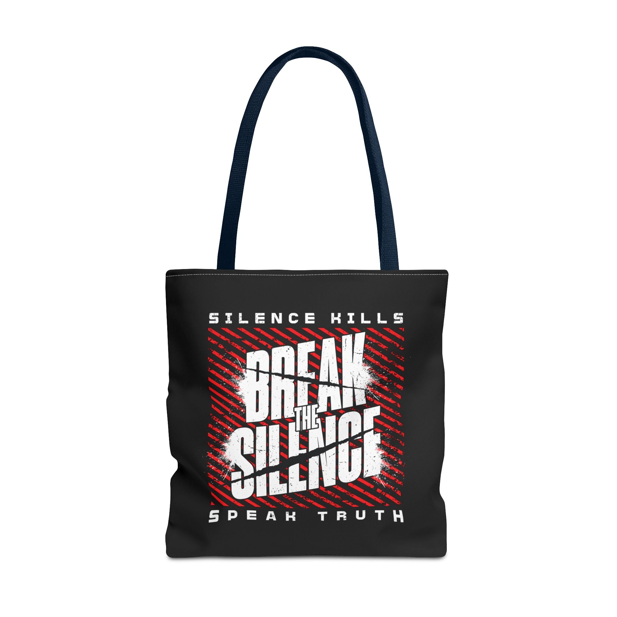 Break the Silence Tote Bag - 18’’ × / Navy - Bags