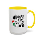 Palestinian Spirit Accent Coffee Mug - 15oz / Yellow