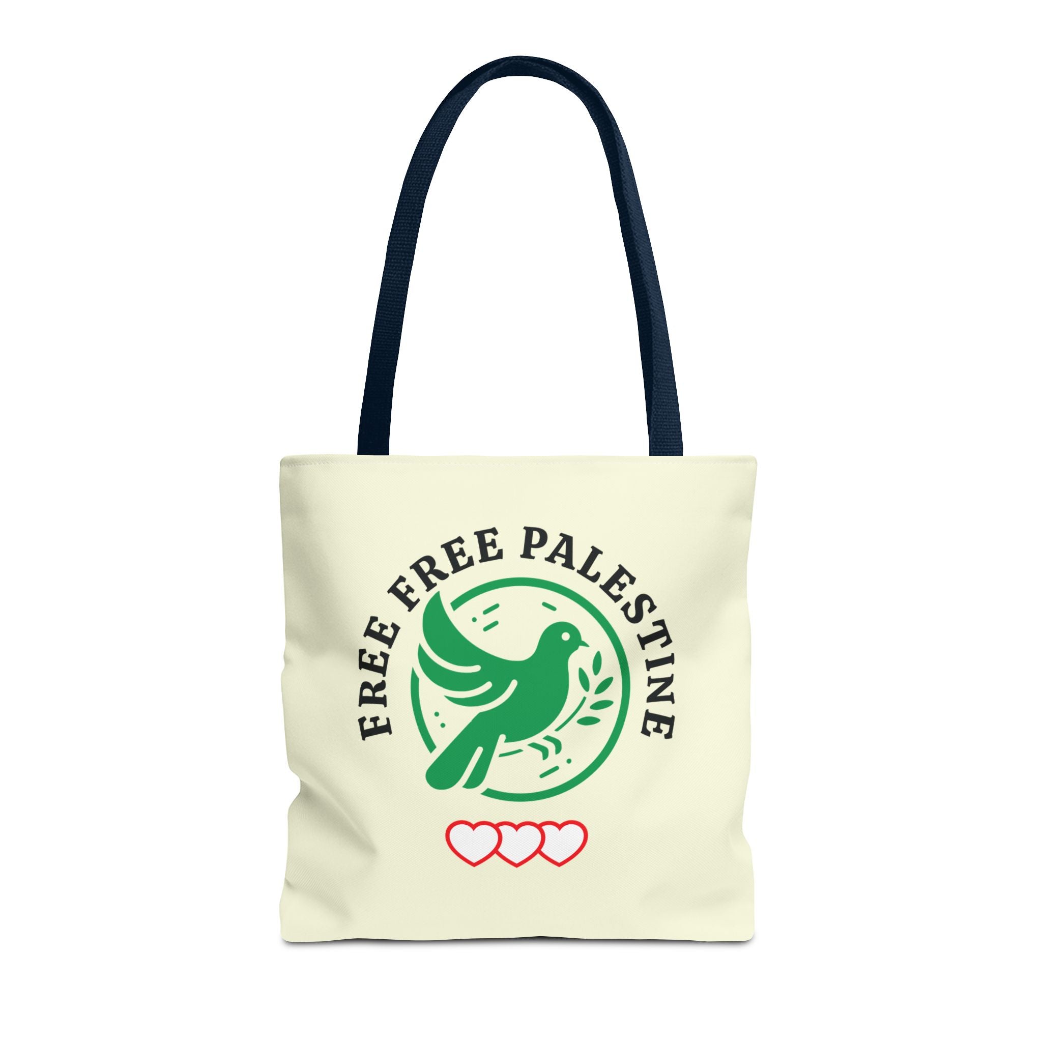Free Palestine Tote Bag - 16’’ × / Navy - Bags