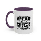Break the Siege Accent Coffee Mug - 11oz / Purple