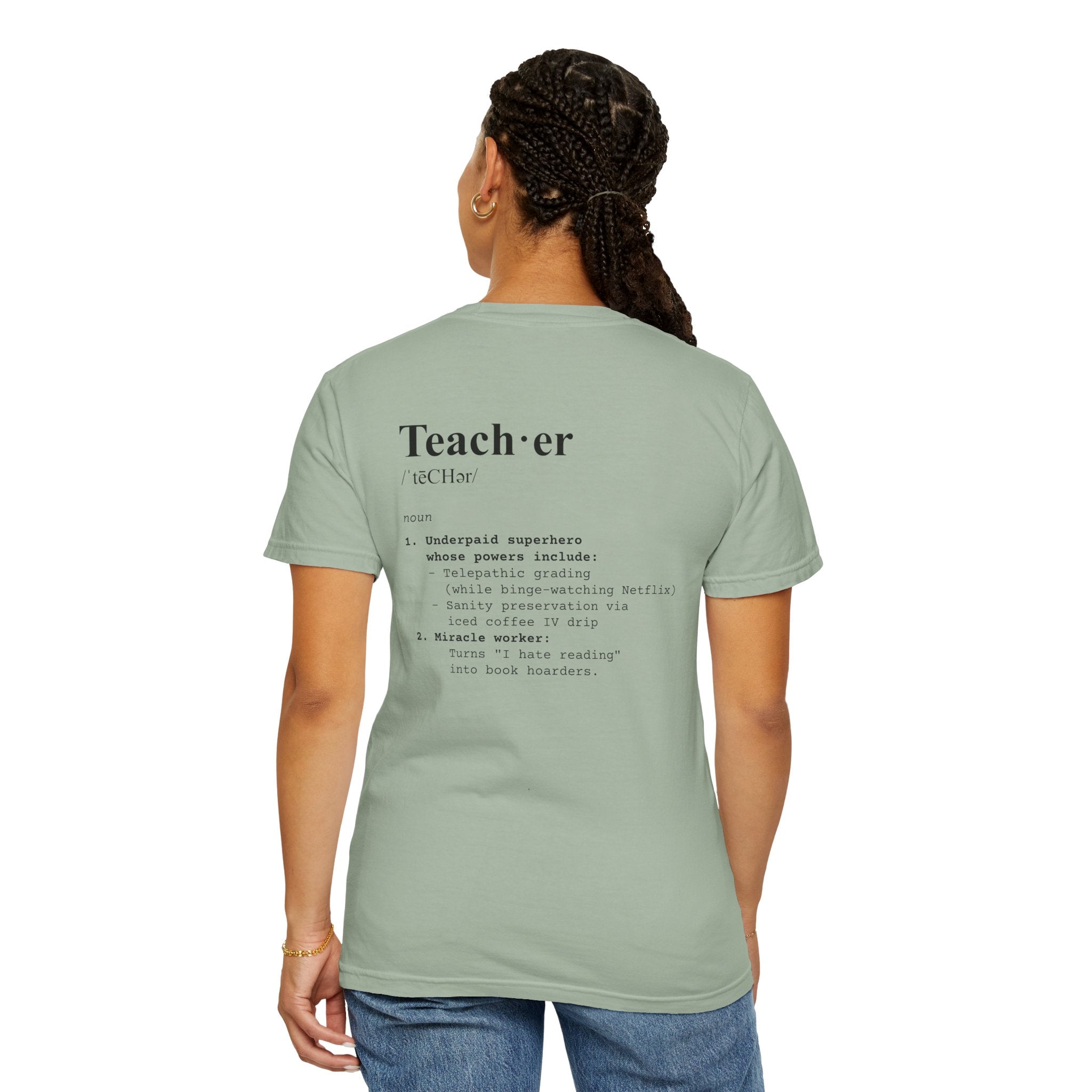 Teacher Definition T-Shirt (V1 - Back Print) - T-Shirt