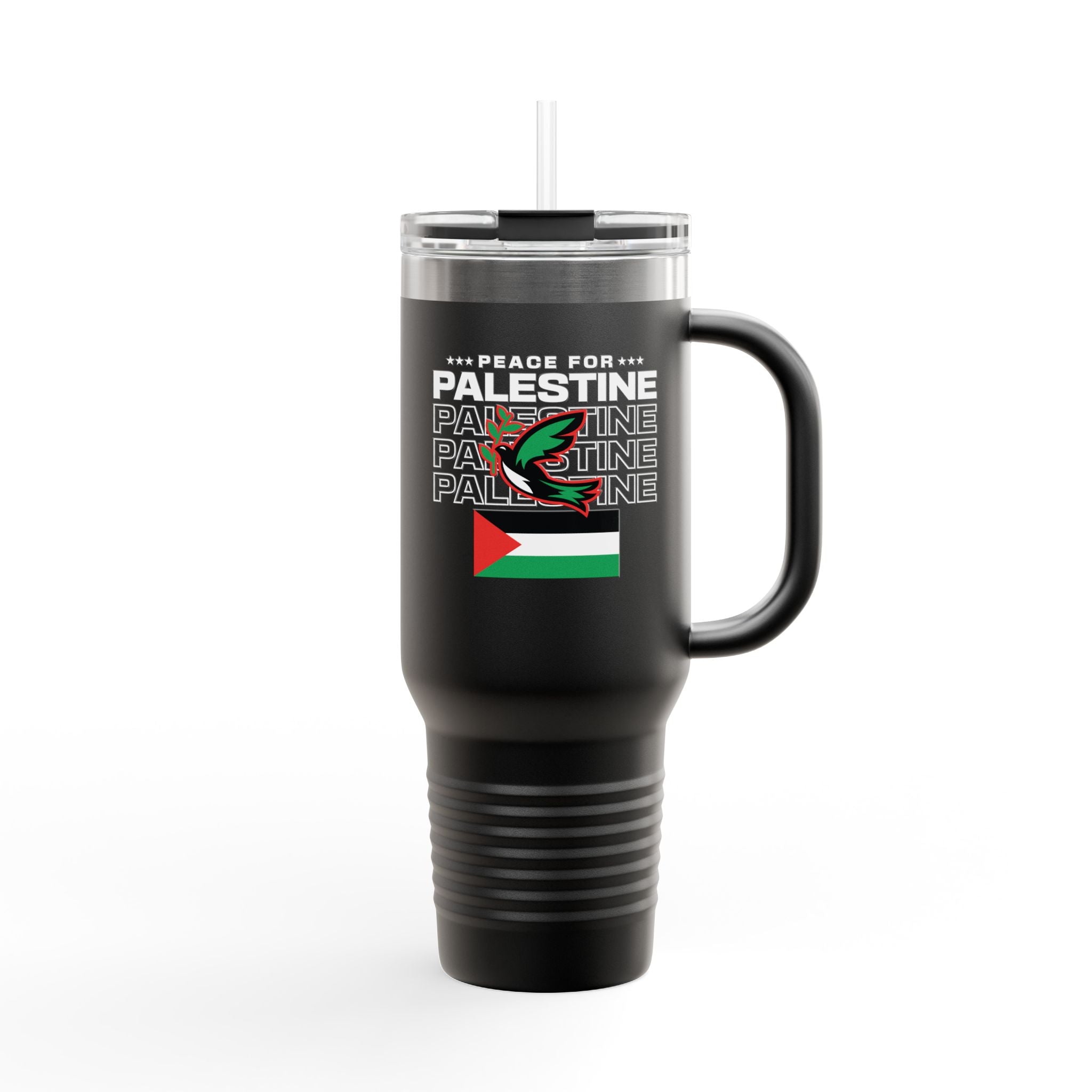 Peace for Palestine Insulated Travel Mug