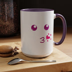 Cute Kiss Smiley Face Mug | XOXO Coffee Cup