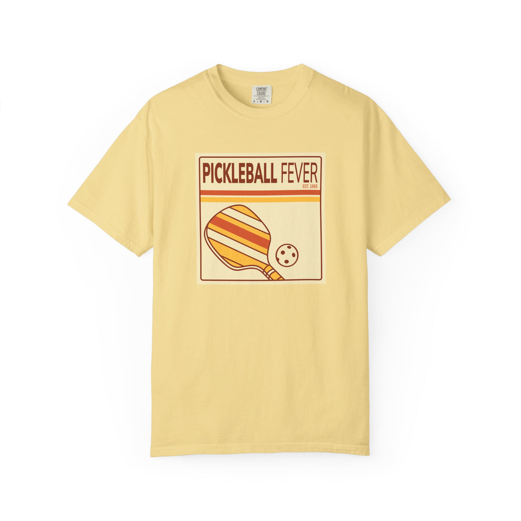 Pickleball Fever T-Shirt - Retro Graphic Unisex Tee for Players & Fans - Butter / S