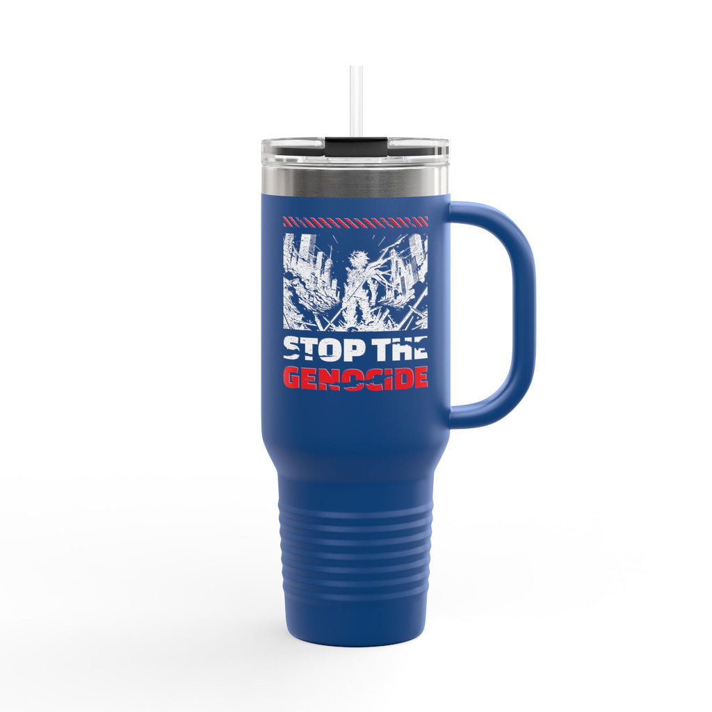 Stop the Genocide Insulated Travel Mug