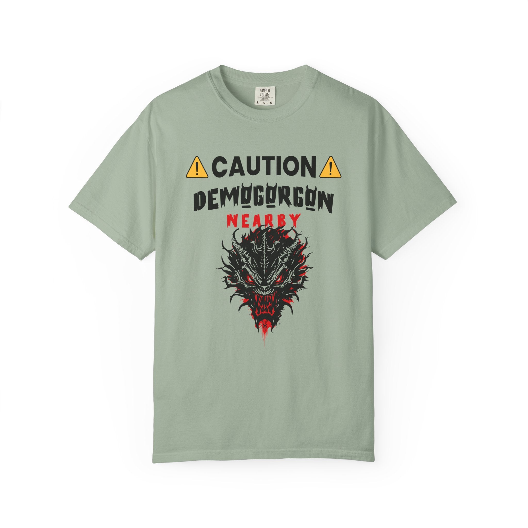 ⚠️ Caution: Demogorgon Nearby T-Shirt - Bay / S - T-Shirt