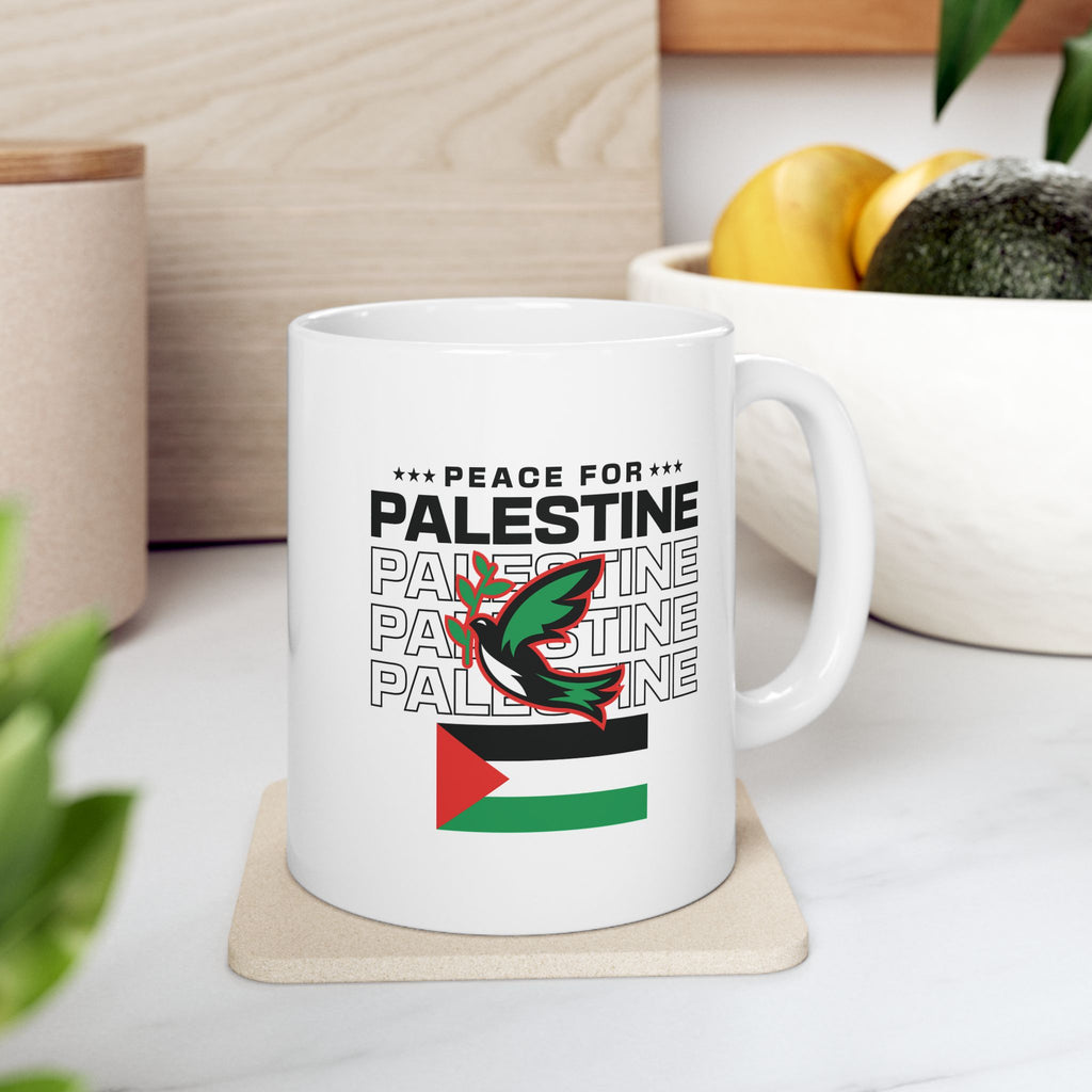 Peace for Palestine Ceramic Mug