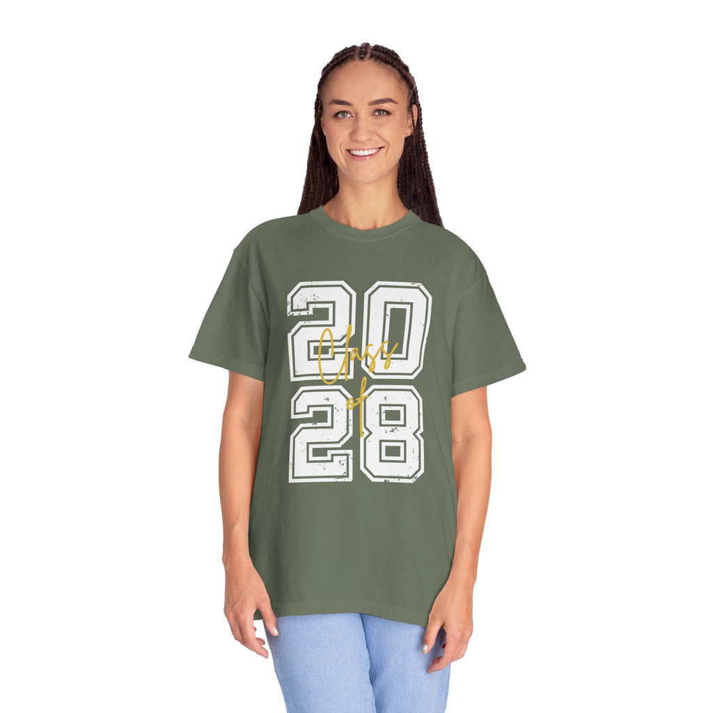 Graduation Unisex T-Shirt 2028 Customizable College Tee High School Graduation Gift Trendy Casual Wear - T-Shirt