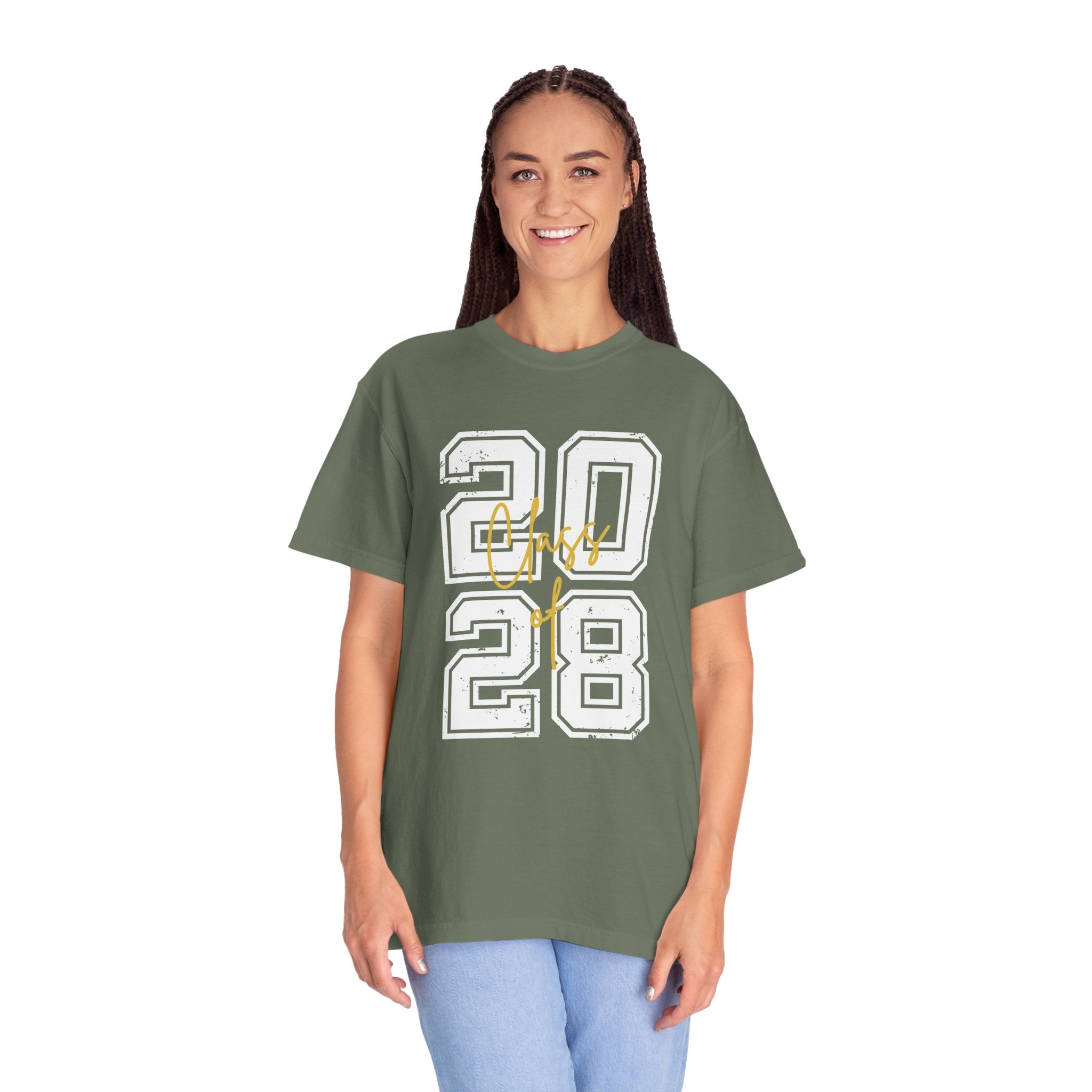 Graduation Unisex T-Shirt 2028 Customizable College Tee High School Graduation Gift Trendy Casual Wear - T-Shirt