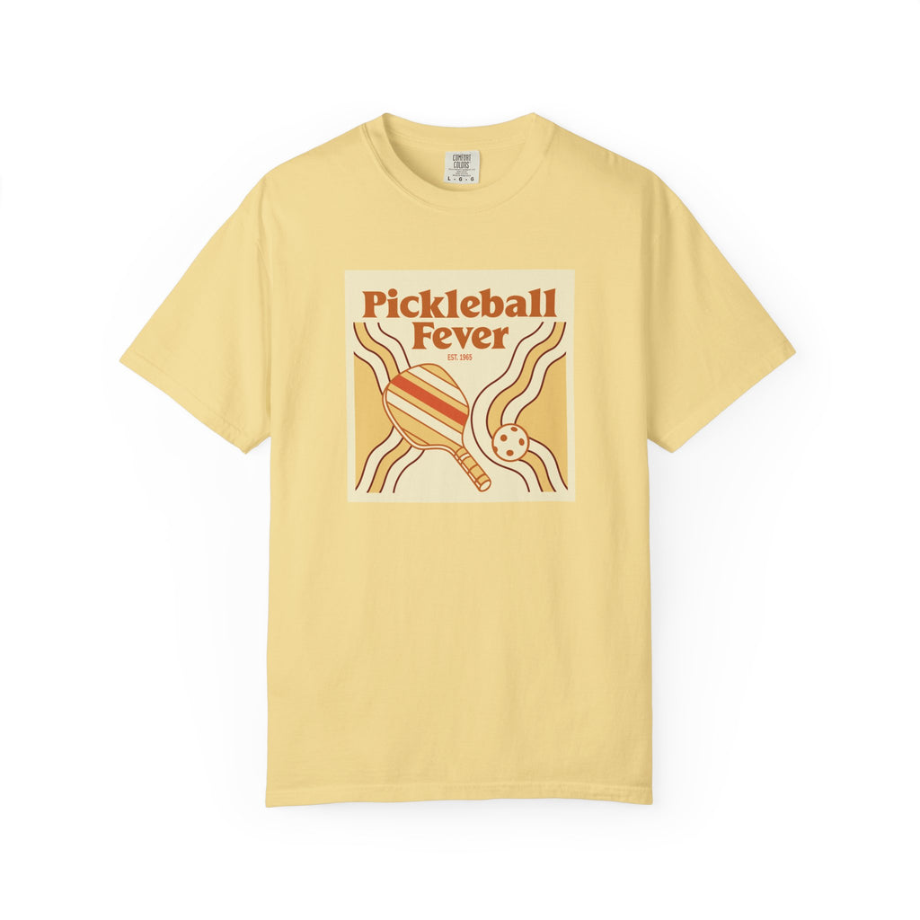Pickleball Fever T-Shirt | Retro Unisex Tee for Players & Fans - Butter / S