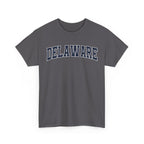 Delaware Vintage Varsity Unisex T-shirt - Charcoal / S - T-Shirt