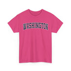 Washington Vintage Varsity Unisex T-shirt - Heliconia / S - T-Shirt