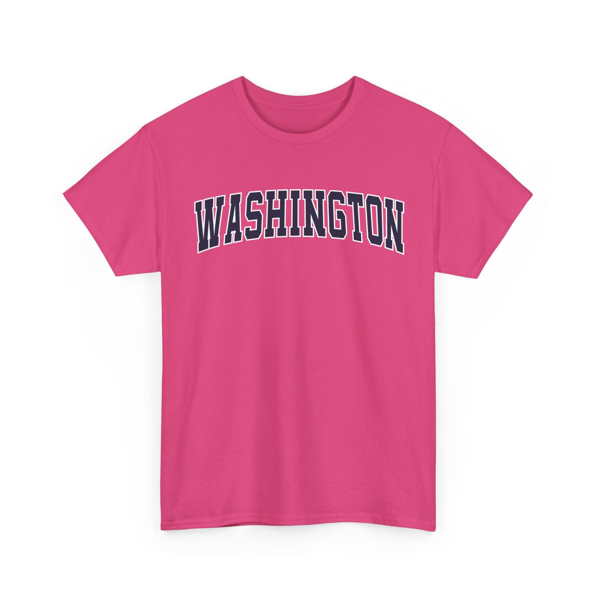 Washington Vintage Varsity Unisex T-shirt - Heliconia / S - T-Shirt
