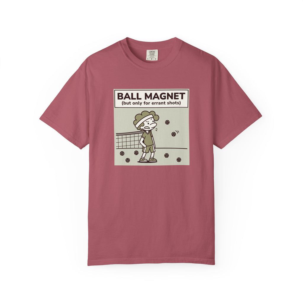 Funny Pickleball T-Shirt | Sarcastic ’Errand Boy’ Graphic Tee for Players - Crimson / S