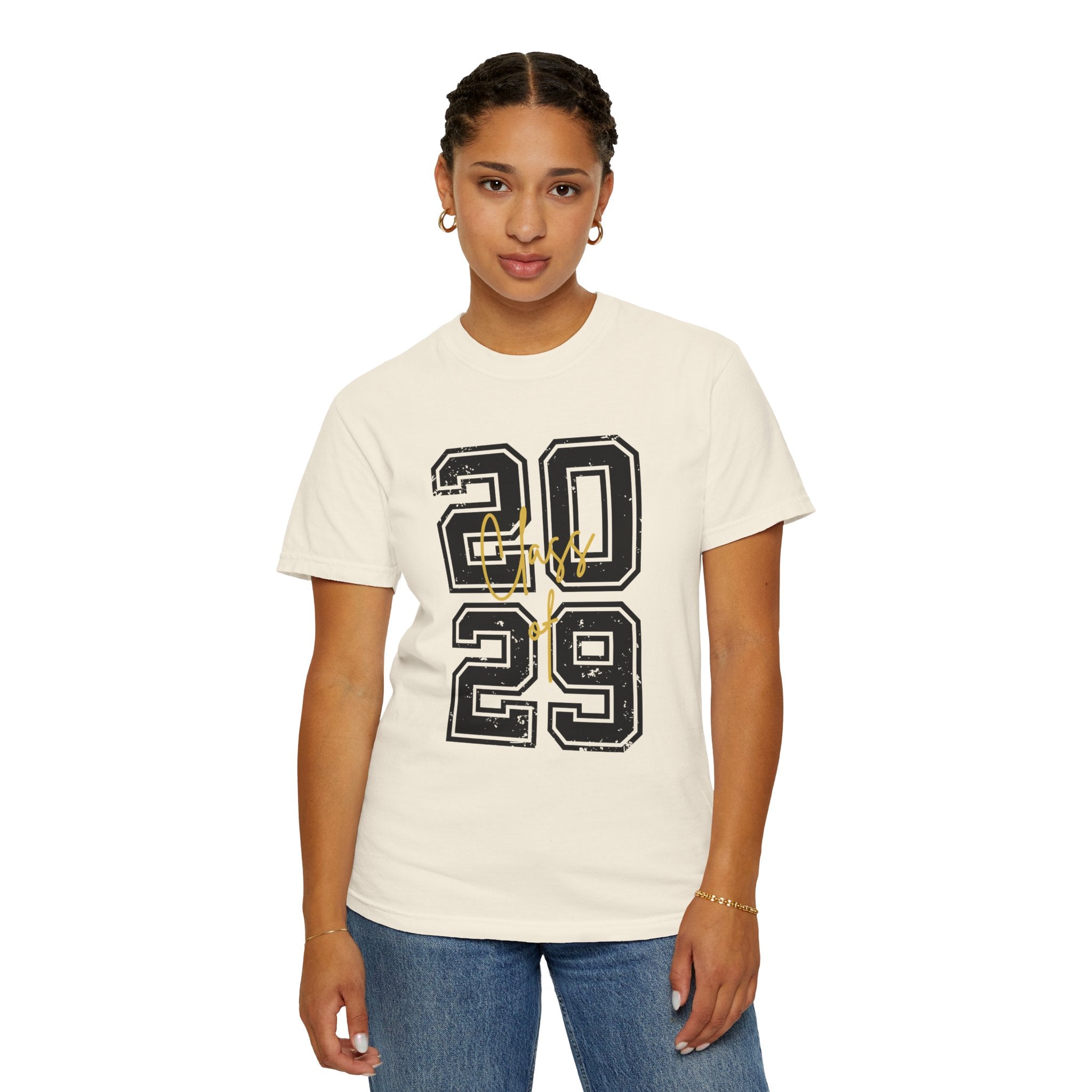Class of 2029 Vintage Unisex T-Shirt Trendy Graphic Tee for Celebrations Comfortable Everyday Wear Unique Gift Idea