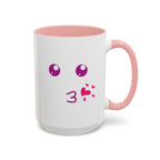 Cute Kiss Smiley Face Mug | XOXO Coffee Cup