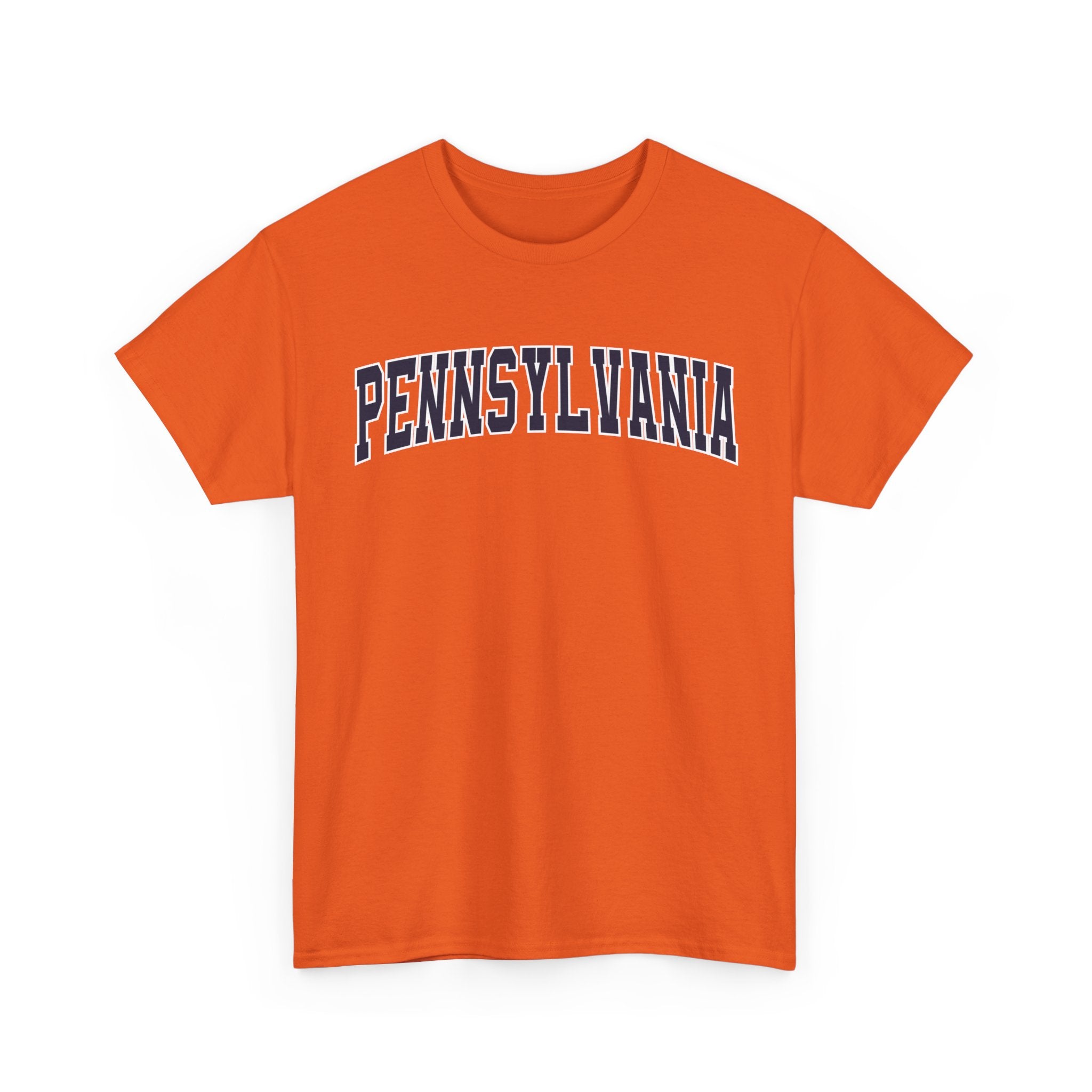 Pennsylvania Vintage Varsity Unisex T-shirt - Orange / S - T-Shirt