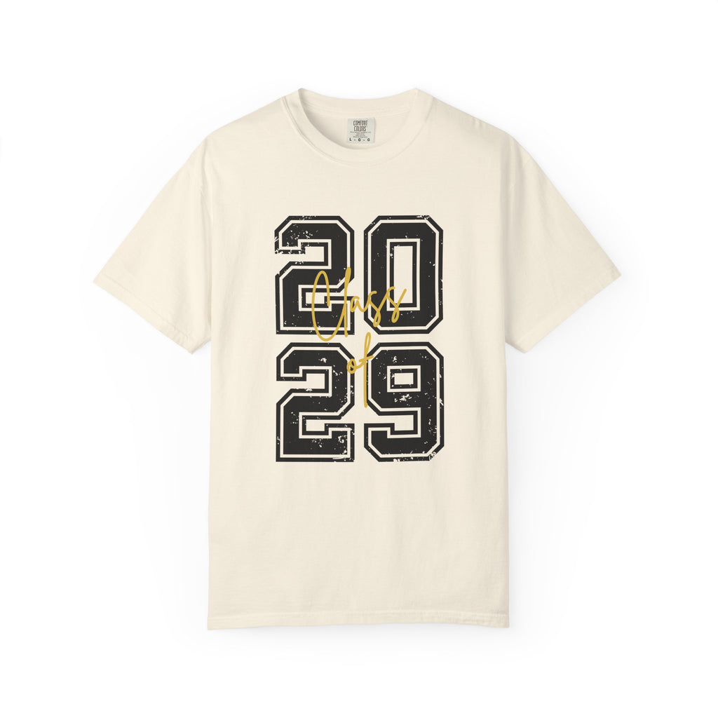 Class of 2029 Vintage Unisex T-Shirt Trendy Graphic Tee for Celebrations Comfortable Everyday Wear Unique Gift Idea