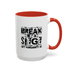 Break the Siege Accent Coffee Mug