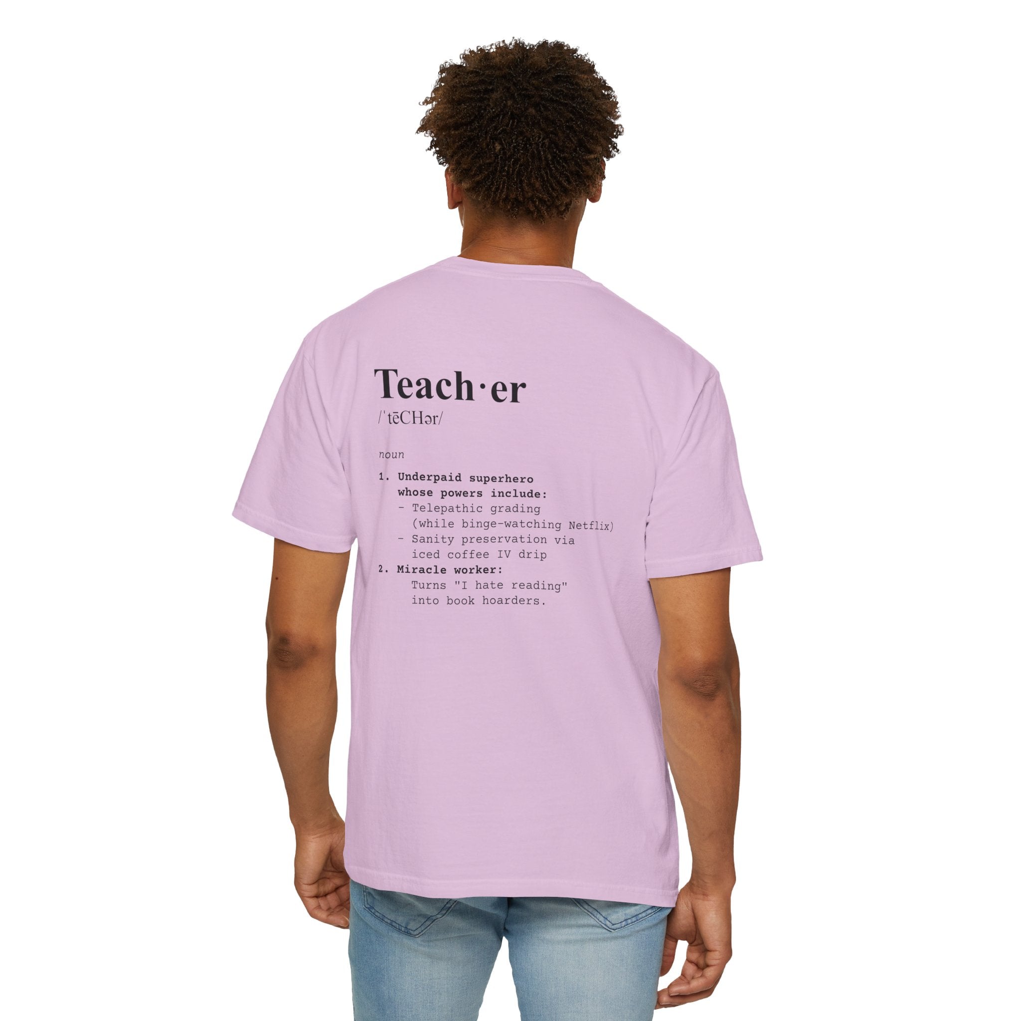 Teacher Definition T-Shirt (V1 - Back Print) - T-Shirt