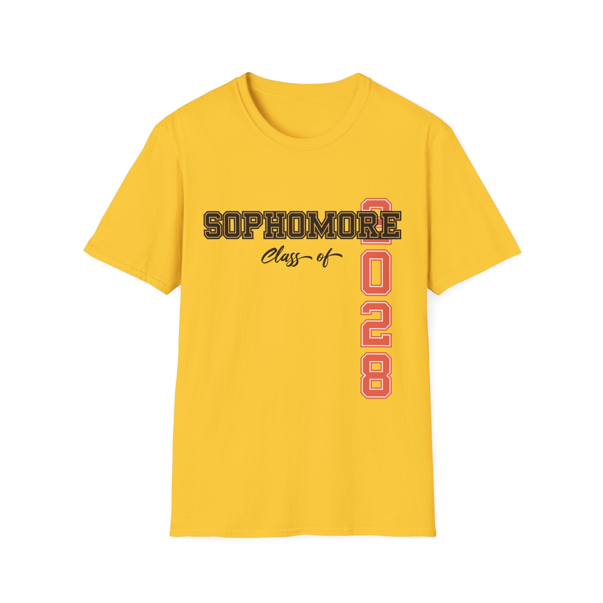 Sophomore Class of 2028 T-Shirt | Graduation Shirt | School Spirit Tee | Trendy Back to School Apparel | Gift