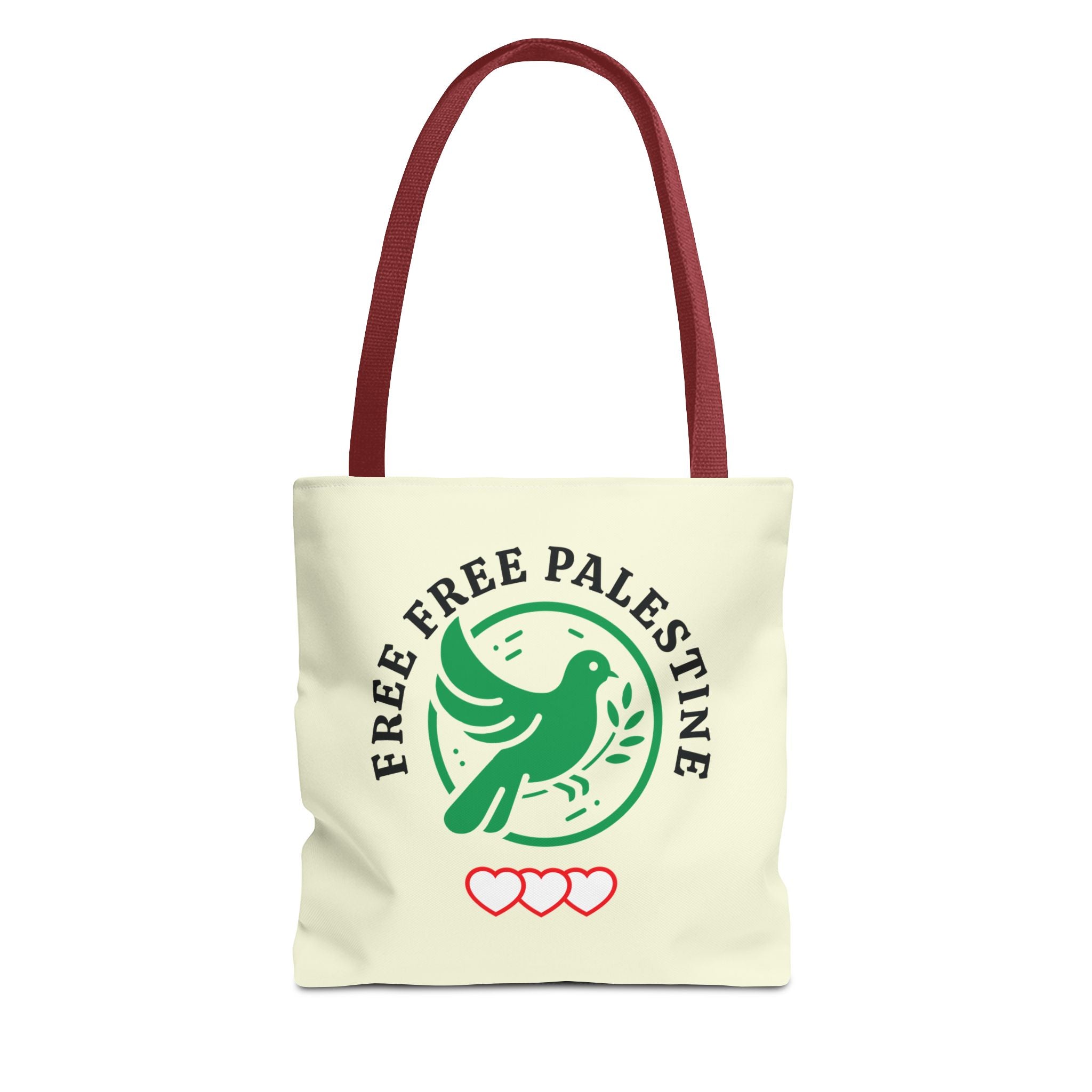 Free Palestine Tote Bag - 13’’ × / Red - Bags