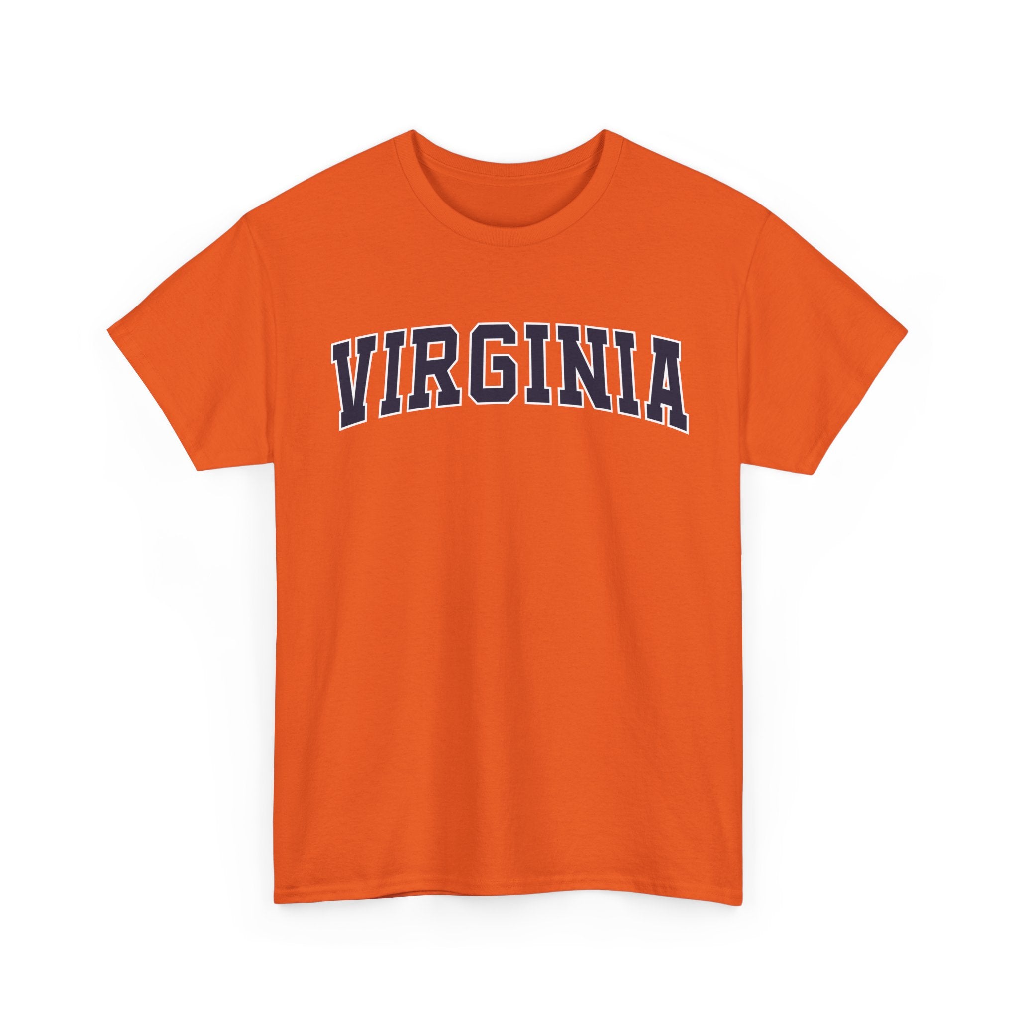 Virginia Vintage Varsity Unisex T-shirt - Orange / S - T-Shirt